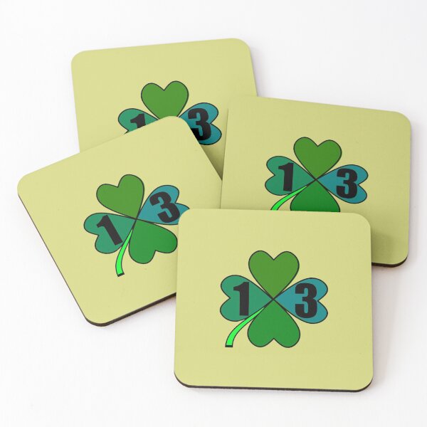 Item preview, thirteen and lucky clover! designed and sold by loiret1958.
