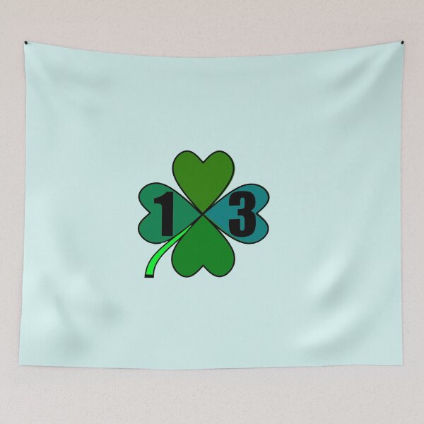 Item preview, thirteen and lucky clover! designed and sold by loiret1958.