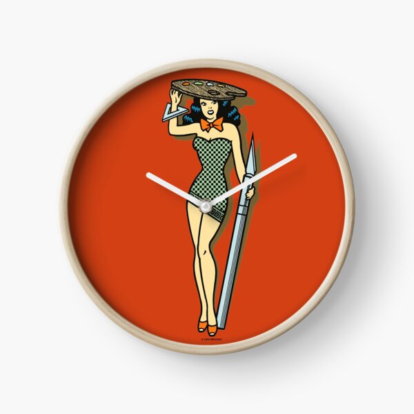 Queen of Art Supplies Clock