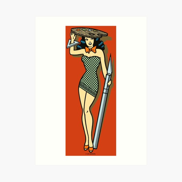 Queen of Art Supplies Art Print