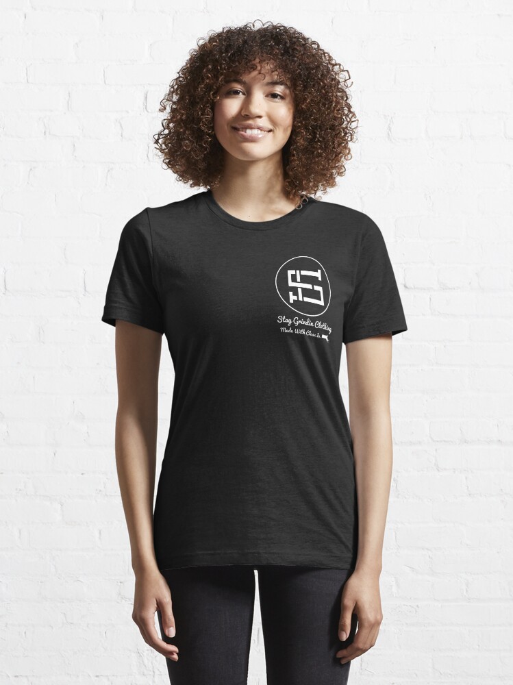 Alternate view of Stay Grindin Clothing - Made with Class Essential T-Shirt