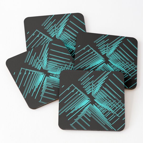Item preview, Galaxy space geometric blue black designed and sold by Carolina Salazar.