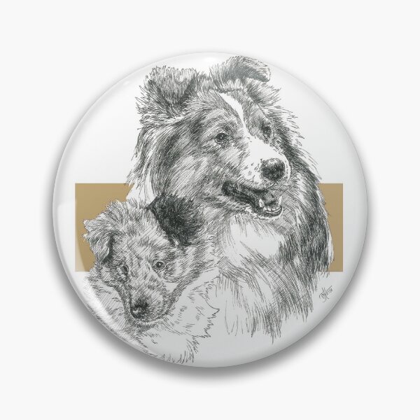 Item preview, Shetland Sheepdog Father & Son designed and sold by BarbBarcikKeith.