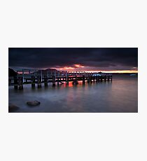 Alberta Street Wharf Dawn Photographic Print