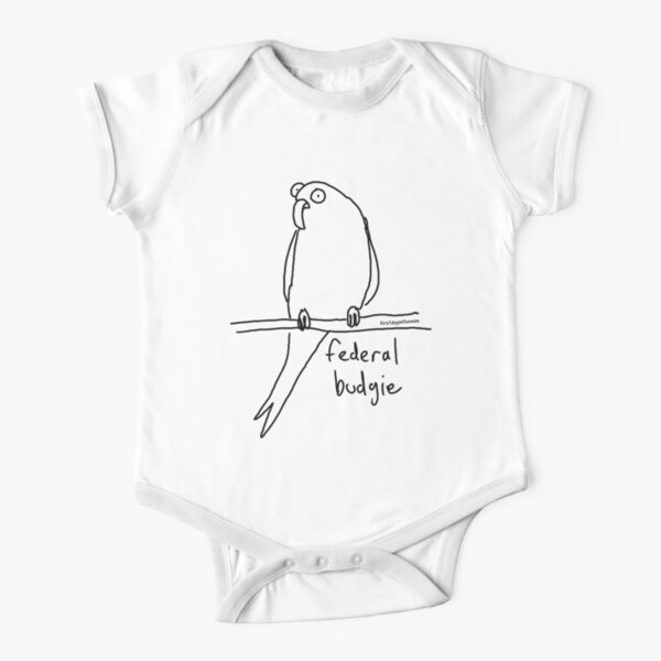 The Federal Budgie Short Sleeve Baby One-Piece