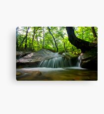 Korean waterfall in Seoraksan Canvas Print