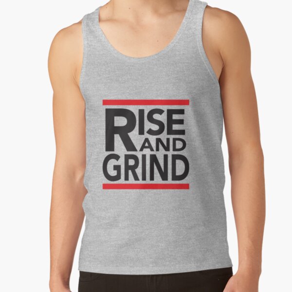 Rise and Grind - RUN DMC - Red Tank Top