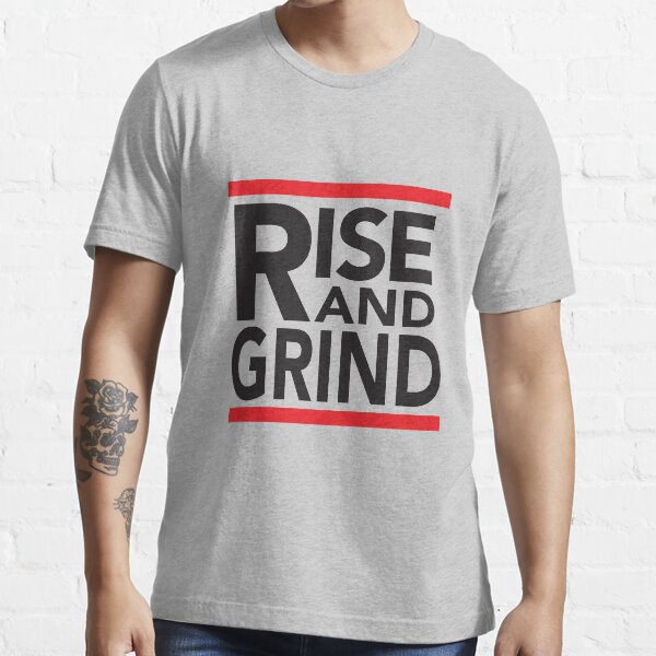 Rise and Grind - RUN DMC - Red Essential T-Shirt