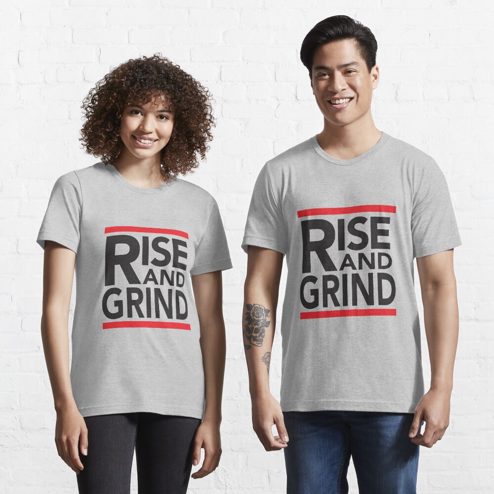 Rise and Grind - RUN DMC - Red Essential T-Shirt