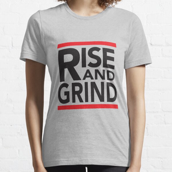 Rise and Grind - RUN DMC - Red Essential T-Shirt