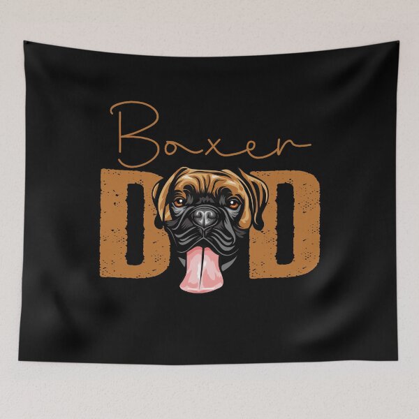 Item preview, Boxer Dad, Dog Dad Shirt, Gift idea for Boxer owner, Slim Fit T-Shirt designed and sold by ayotees.