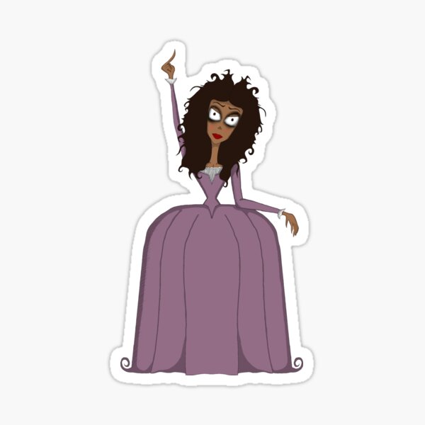 Angelica Schuyler Hamilton Tim Burton Style Sticker For Sale By Orinandaudrey Redbubble 2956