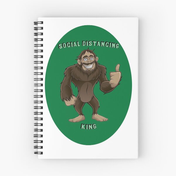 Item preview, social distancing king designed and sold by katiekaldrovics.