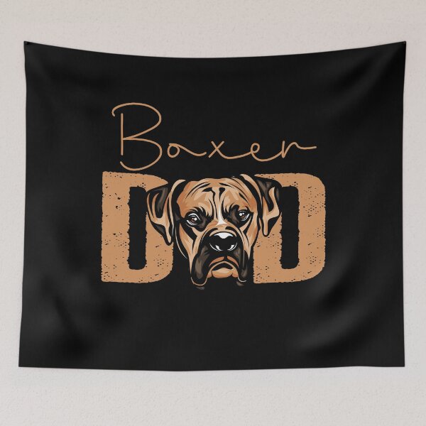Item preview, Boxer Dad, Dog Dad Shirt, Gift idea for Boxer owner, Slim Fit T-Shirt designed and sold by ayotees.