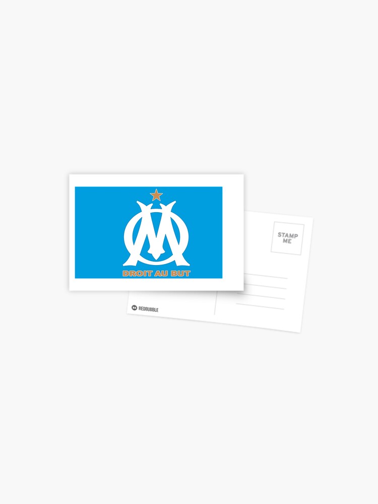 Om Olympique De Marseille Logo Postcard By Lucilebrc Redbubble