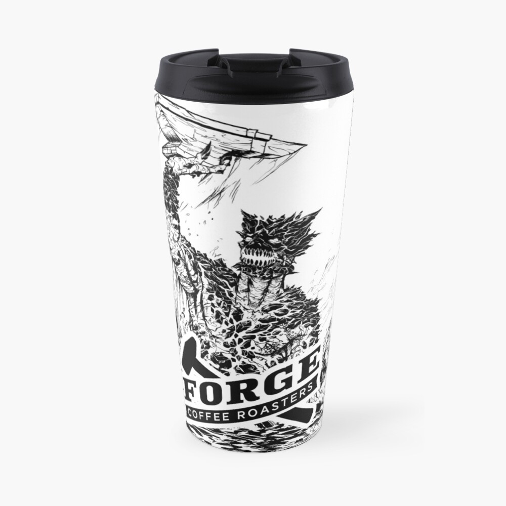 Forge Coffee® Slag Monster Logo Swag Travel Mug