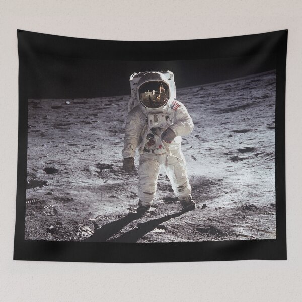 Item preview, NASA Apollo 11 First Man On The Moon Photo designed and sold by Stephen Chambers / The Pop Art Factory.