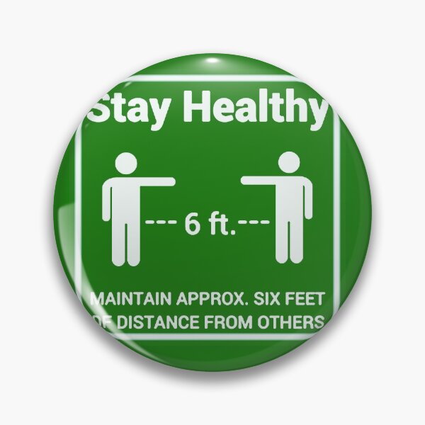 Item preview, Six feet apart road sign - COVID 19  designed and sold by cocreations.