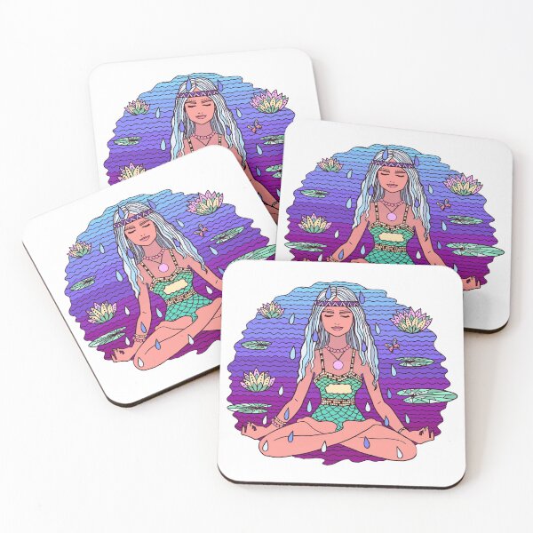 Item preview, Girl meditating designed and sold by Hangrid-Work.
