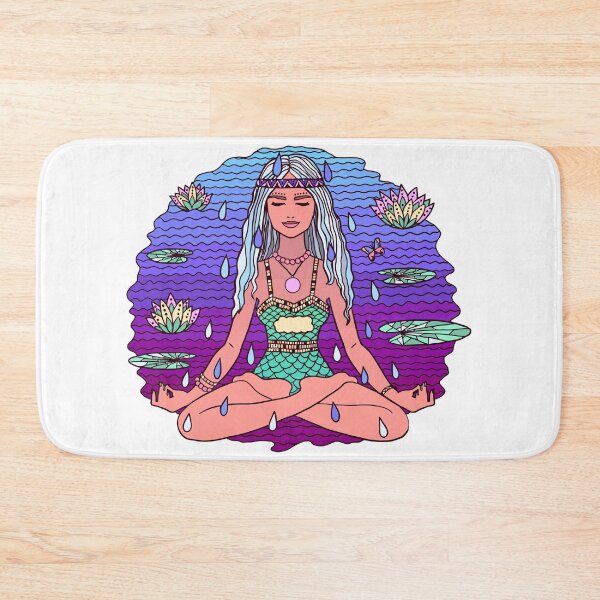 Item preview, Girl meditating designed and sold by Hangrid-Work.