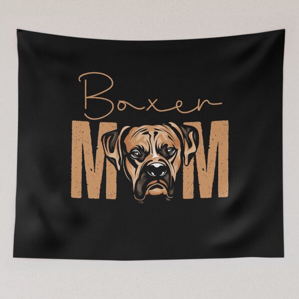 Item preview, Boxer Mom, Dog Mom Shirt, Gift idea for Boxer owner, Slim Fit T-Shirt designed and sold by ayotees.