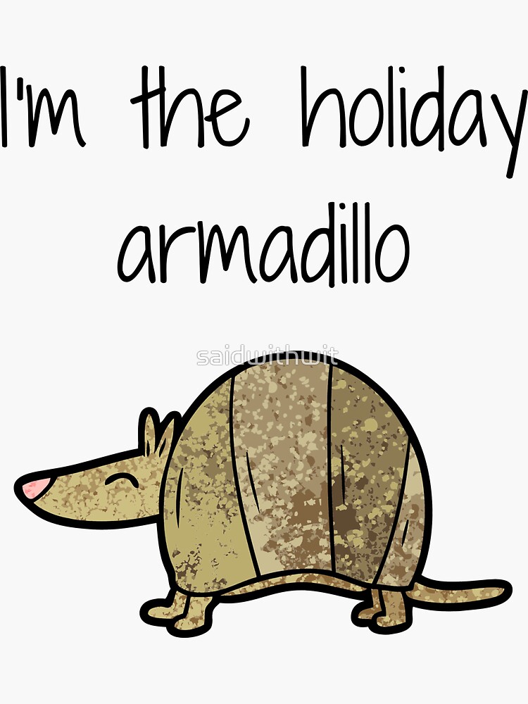 christmas armadillo