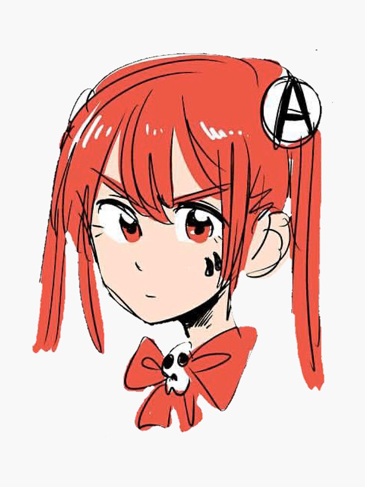 "Jun Inagawa Anarchy Chan" Sticker for Sale by gIocky | Redbubble