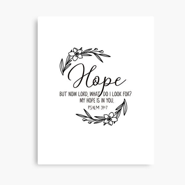 "Hope Quote, Hope Bible Verse, Hope Wall Art, Scripture Wall Art, Inspirational Quote, Christian