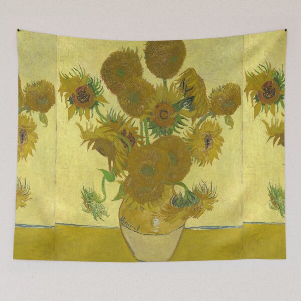 Item preview, Van Gogh Sunflowers Painting Most Famous Fine Art designed and sold by Stephen Chambers / The Pop Art Factory.