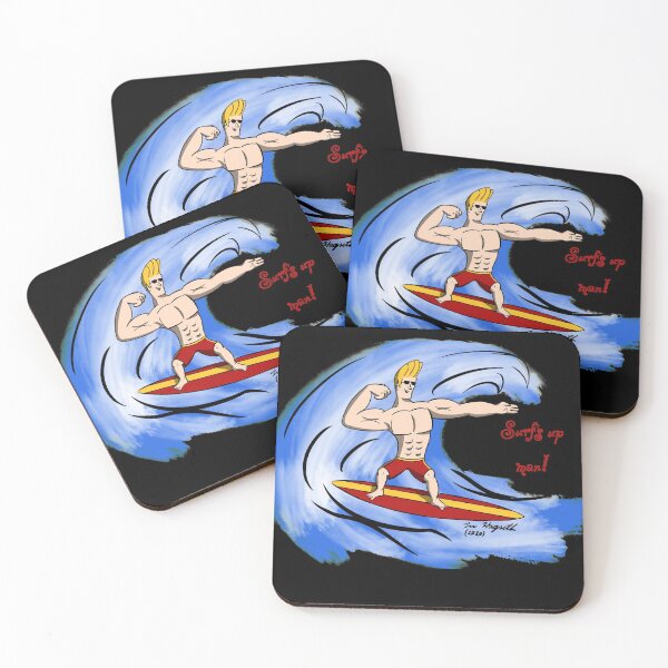 Item preview, Surf’s up with Johnny Bravo designed and sold by Lee Hagseth.
