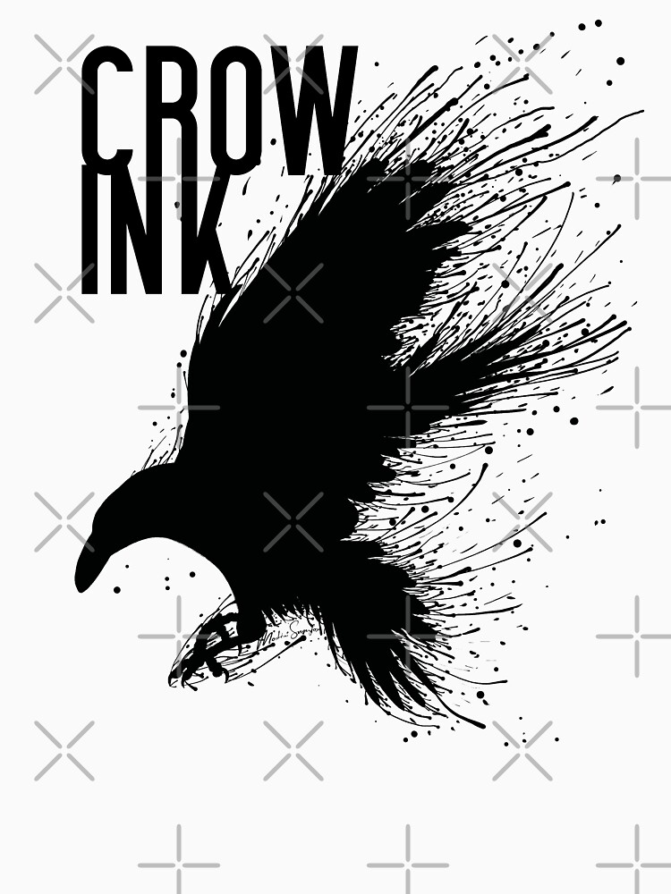 Thumbnail 7 of 7, Essential T-Shirt, CROW-INK designed and sold by martinisnowfox.