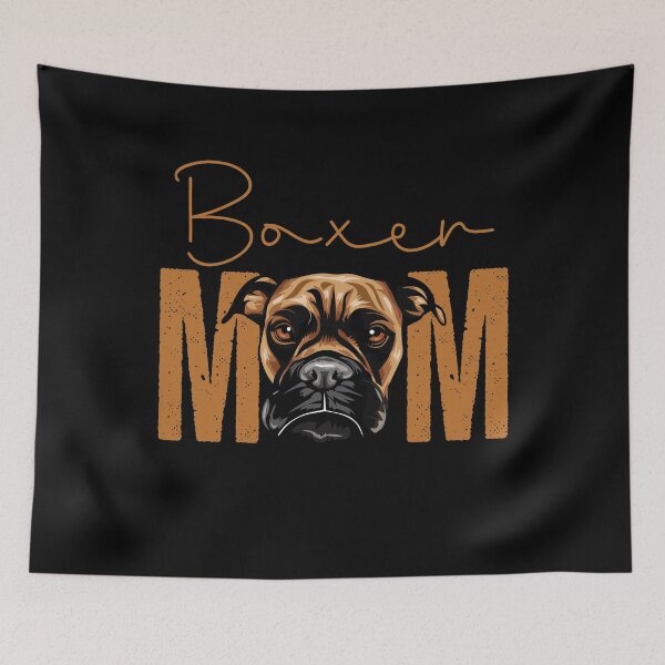 Item preview, Boxer Mom, Dog Mom Shirt, Gift idea for Boxer owner, Slim Fit T-Shirt designed and sold by ayotees.