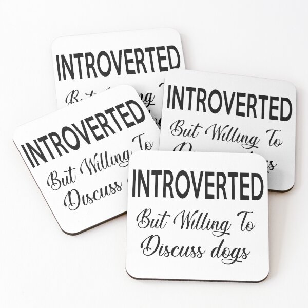 Item preview,  Introverted But Willing To Discuss Dogs Shirt, Funny Shirt, Introvert Shirt, Dog Lover Shirt, Ew People, Dogs are My Favorite People, Tee designed and sold by Noui Barka.