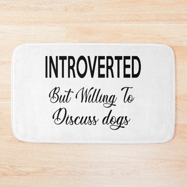 Item preview,  Introverted But Willing To Discuss Dogs Shirt, Funny Shirt, Introvert Shirt, Dog Lover Shirt, Ew People, Dogs are My Favorite People, Tee designed and sold by Noui Barka.
