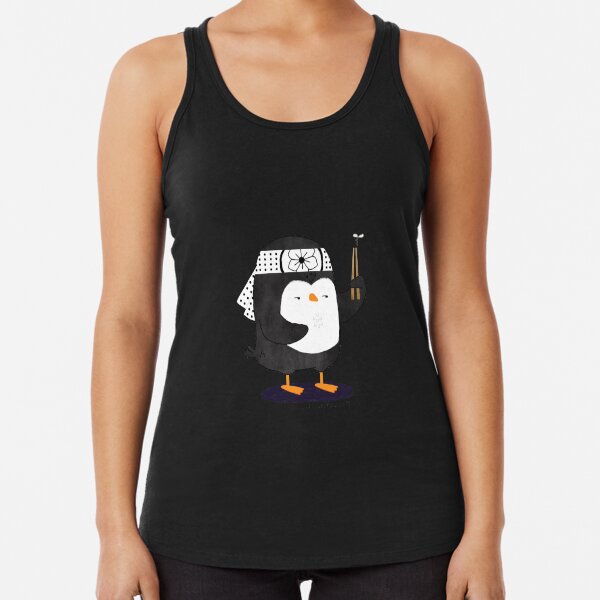 Karate Penguin Racerback Tank Top
