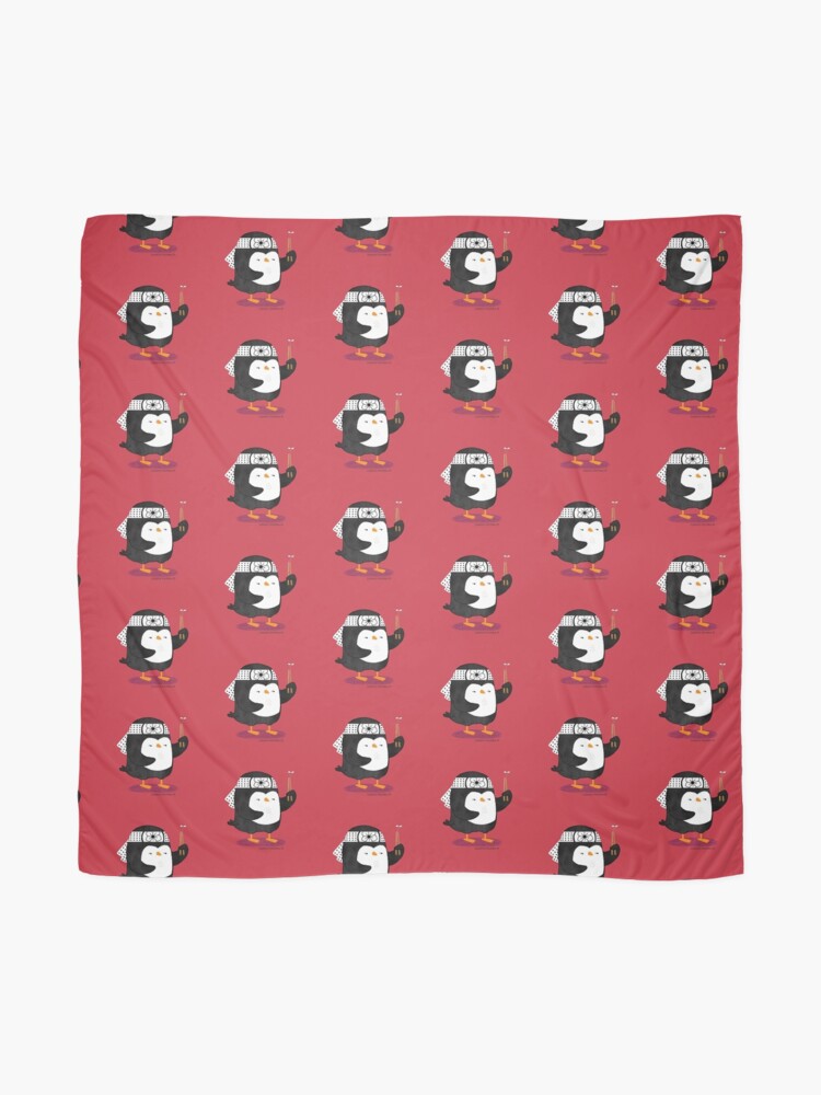 Alternate view of Karate Penguin Scarf