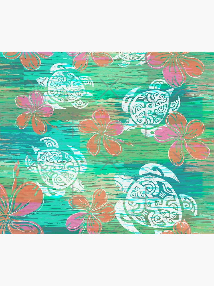 Tribal Turtles Collage by sunnthreads