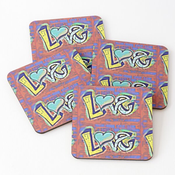 Item preview, Love on the Wall designed and sold by CreativeMeaning.