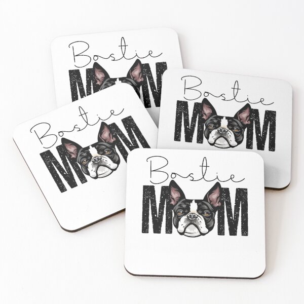Item preview, Boston Terrier Mom, Dog Mom Shirt, Gift idea for Boston Terrier owner, Slim Fit T-Shirt designed and sold by ayotees.