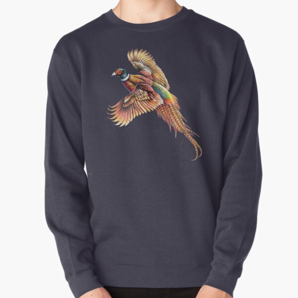 Pheasant Portrait Pullover Sweatshirt