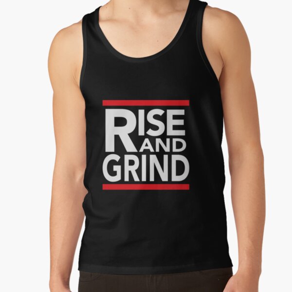 Rise and Grind - RUN DMC - Red  Tank Top