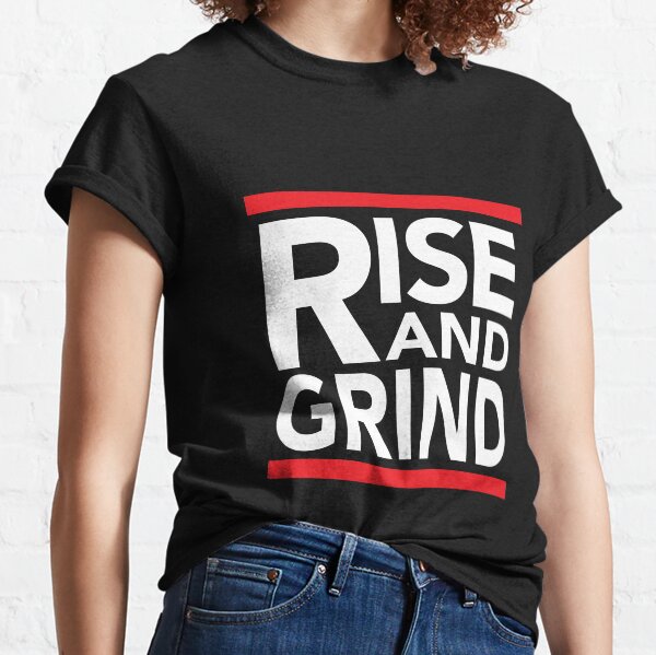Rise and Grind - RUN DMC - Red Classic T-Shirt
