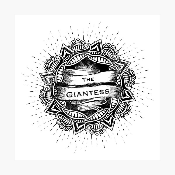 The Giantess Ribbon Mandala Photographic Print