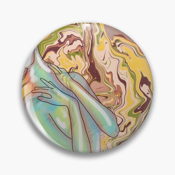 Aperçu de l'œuvre Fille de bulle sur fond trippy créée et vendue par StudioSamanthaa.