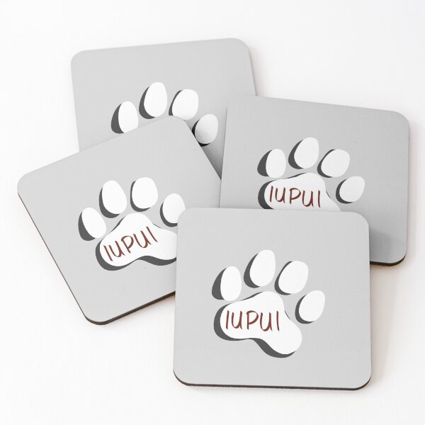 Item preview, IUPUI Jaguars Paw Print designed and sold by turbo-swift.