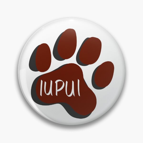 Item preview, IUPUI Jaguars Paw Print designed and sold by turbo-swift.