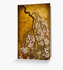 Blooming sakura Greeting Card