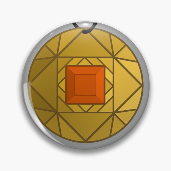 Orange Amulet Pin