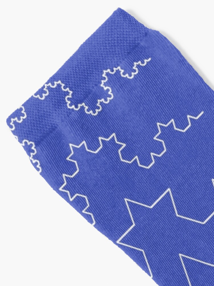 Alternate view of The Koch Curve Socks