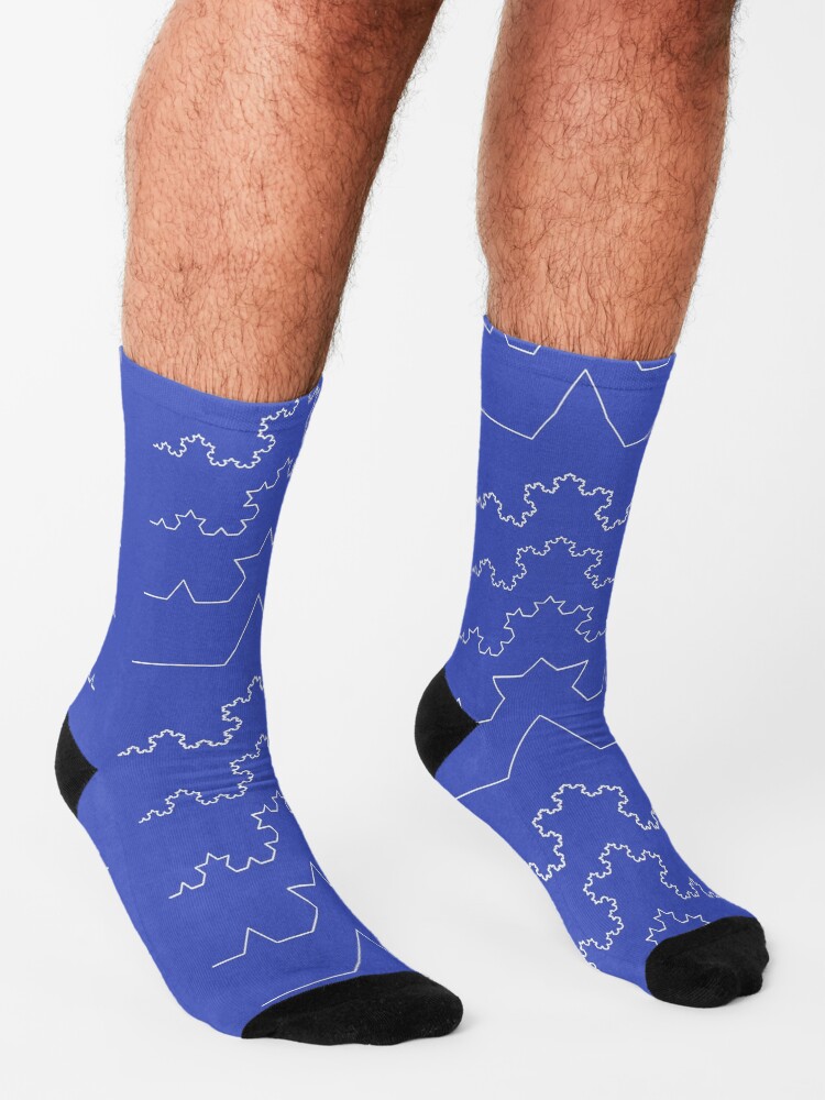 Alternate view of The Koch Curve Socks